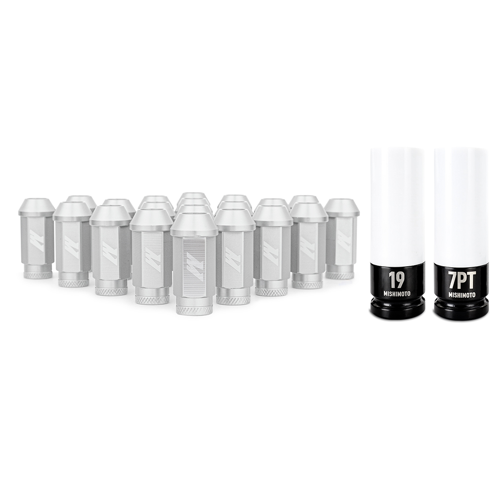 Mishimoto — Mishimoto Aluminum Locking Lug Nuts 1/2 X 20 23pc Set Silver
Wheel Lug Nut - view 9